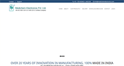 Desktop Screenshot of medichemelectronics.com